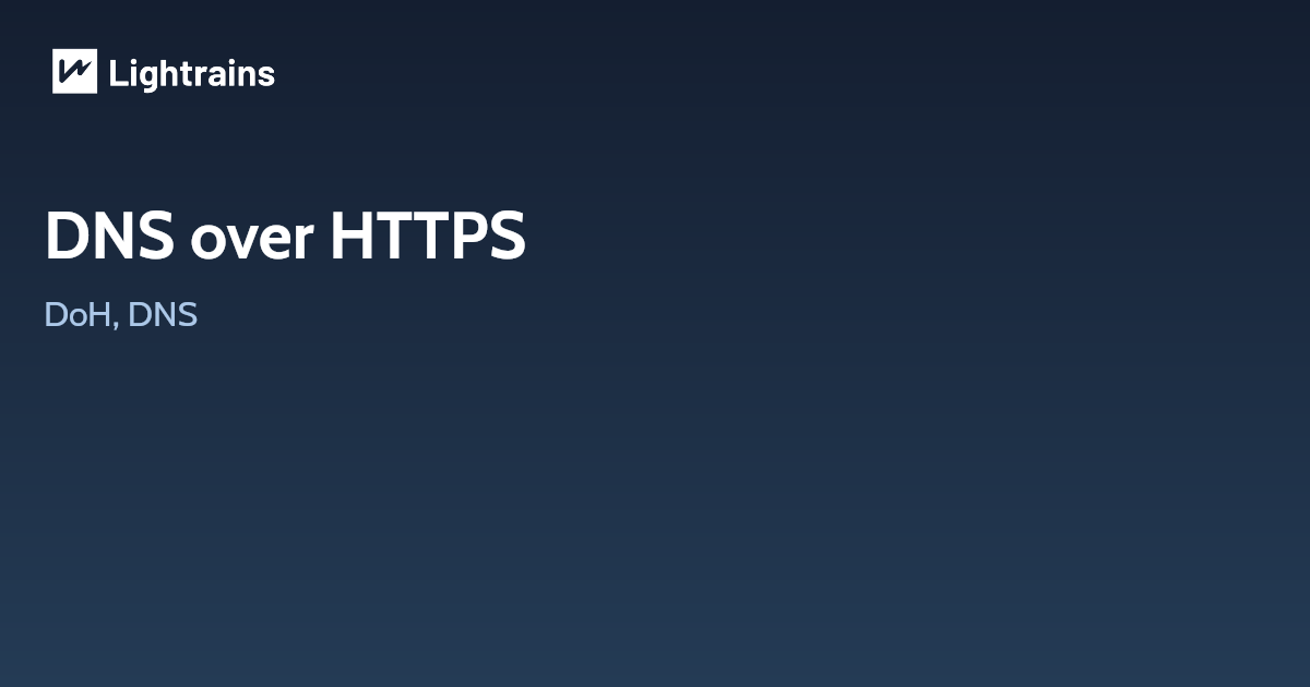 DNS over HTTPS