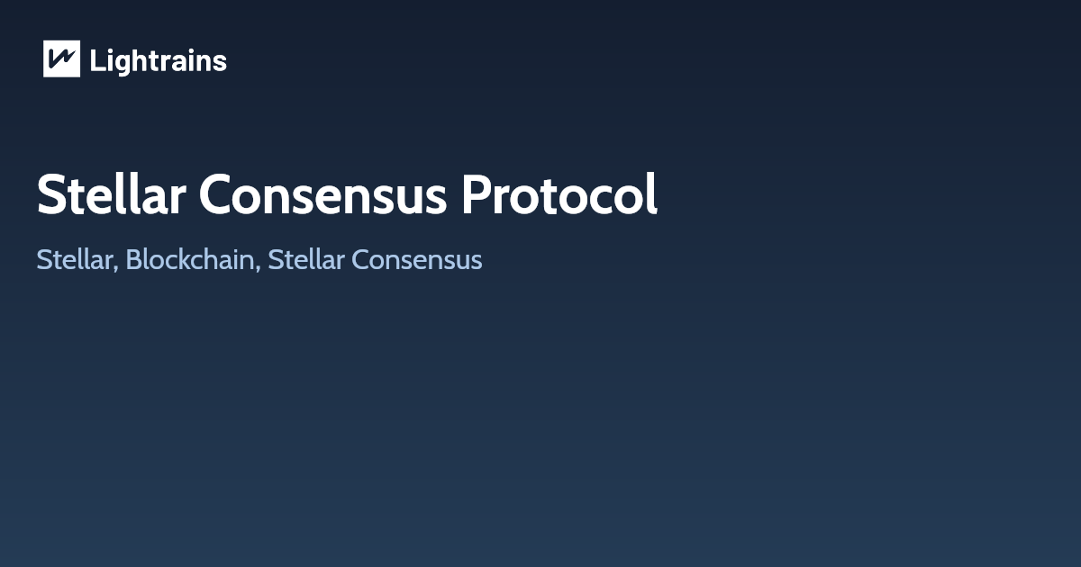 Stellar Consensus Protocol